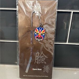 Opera Mask Enamel Keychain - Vibrant Multicolor Mask Charm